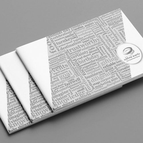 Sublime Events Brochure